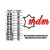 MDM807 Büffellederhose Nubuk Schwarz Geschnürt